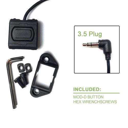 Tactical Button light Switch MLOK Mount for M300 M600 DBAL Flashlight