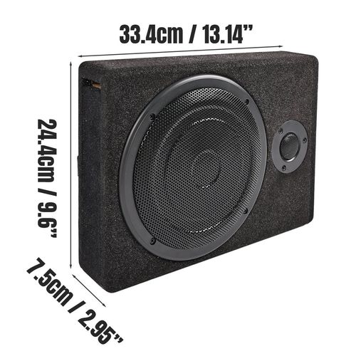 12V 8" 800W Car Subwoofer Active Underseat Bass Box Audio Sub Speaker Amplifier* — image 8