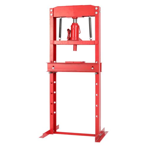20T Hydraulic Bench Press Heavy Workshop Garage Car Bearing Heavy Duty Tools Red — image 4