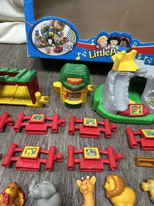 Fisher Price Little People Animal Zoo Playset With Figures Toy Bundle Boxed — image 3