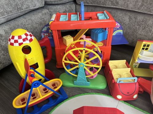 Peppa Pig Playset Lot House/Buildings, Vehicles, Track & Figures Peppa Family — image 3