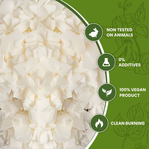 5 KG 100% Pure Soy Wax/Soya Candle Making Wax Natural Flakes Clean Burning UK — image 2