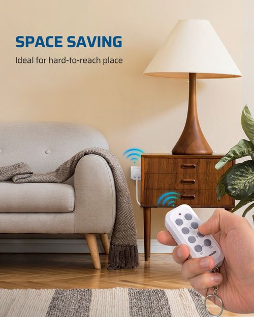 Remote Control Plug Socket, Programmable & Expandable Wireless Light Switch — image 4