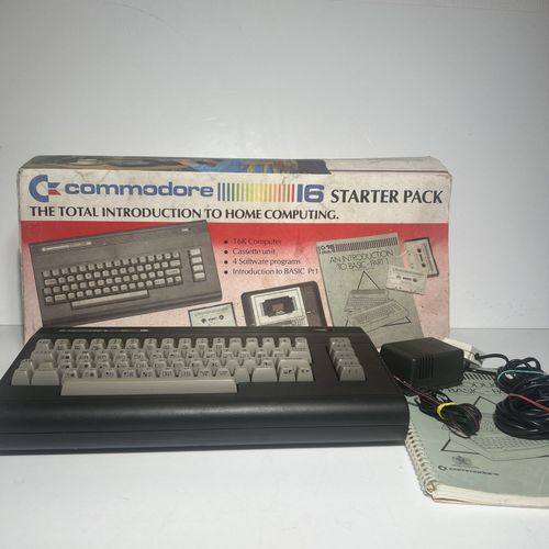 Commodore C16 Starter Pack Boxed And Tested Working C16 COMPUTER & Power supply — image 1