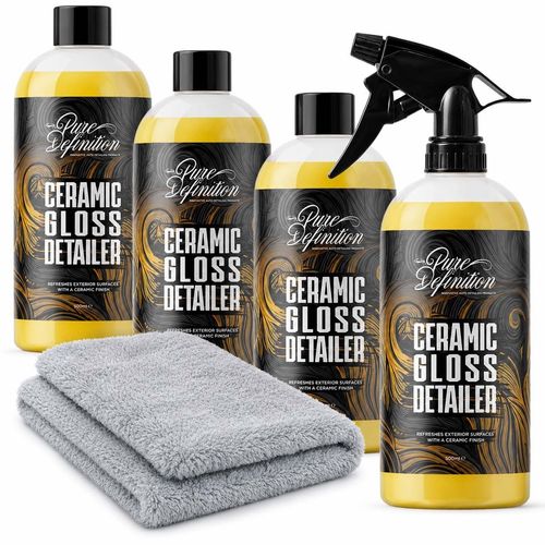 Ceramic Detailer Gloss Spray – SiO2 Wax Sealant For Paint, Glass & Trim Coating — image 1