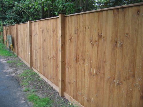 Timber Fence Posts 3x3 4x4 Treated Brown Timber Fencing Gate Post 75mm 100mm — image 4