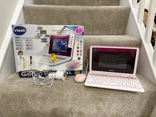 Vtech Genio Kids Learning Laptop Pink (German Version) - In Original Box