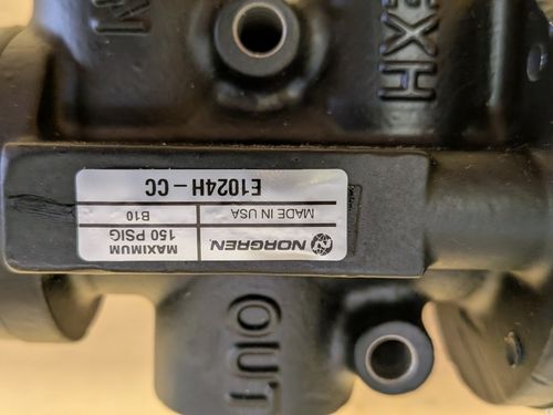 Norgren E1024H- CC NEW 3/2 Single Solenoid Poppet Valve — image 7