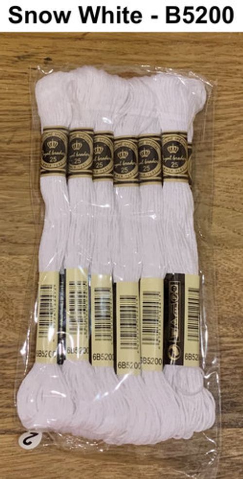 Embroidery Cross Stitch Thread Floss Cotton Skeins (Uses DMC Numbers) Colours