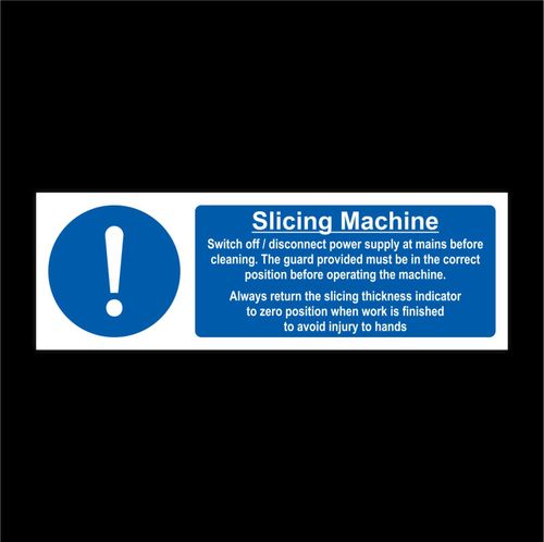 Kitchen Health & Safety Sign Catering Food Hygiene Warning Sticker 200mm — image 18