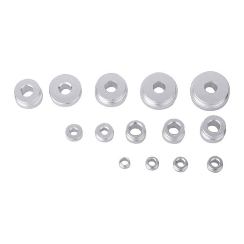17pc Aluminum Wheel Bearing Race Seal Bush Driver Tool Set For Wheel Bearing Kit — image 5