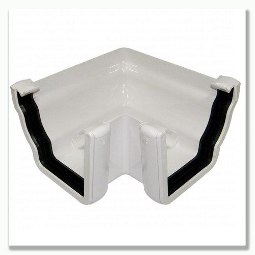 FLOPLAST NIAGARA OGEE GUTTER & FITTINGS WHITE | 110mm NIAGARA GUTTER SYSTEM