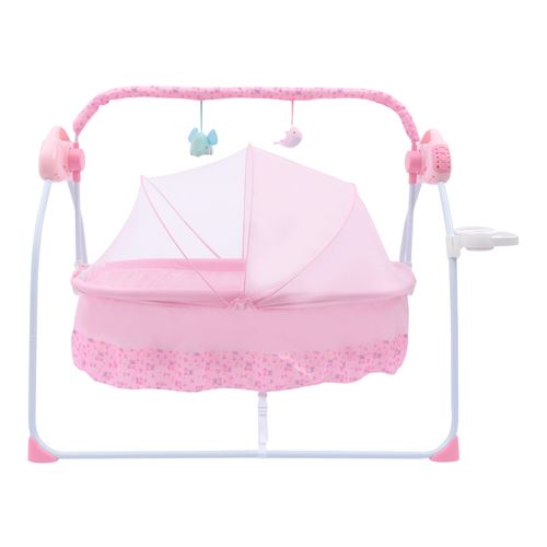 Electric Baby Rocker Swing Rocking Crib Cot Bed Infant Cradle Bluetooth Music UK — image 3
