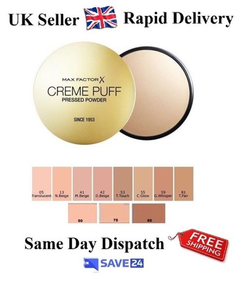 Max Factor Creme Puff, Pressed Powder **Sealed* *Fast Shipping* - Choose Shade