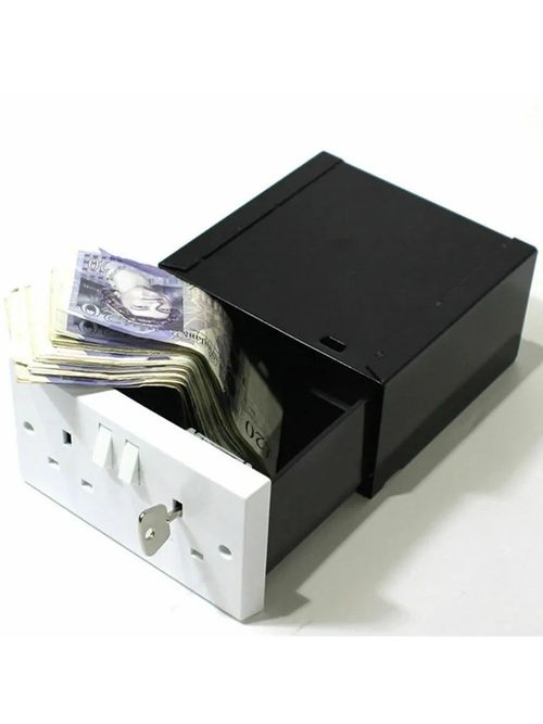 Imitation Double Plug Socket Wall Safe Security Secret Hidden Stash Box  UK — image 2