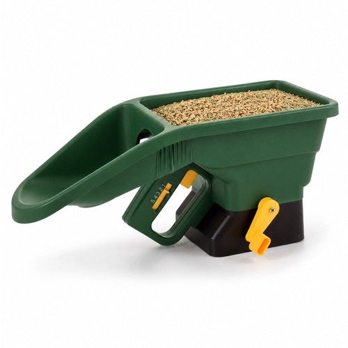 NEW! Handheld Garden Lawn Grass Feed Seed Fertiliser Spreader Shaker