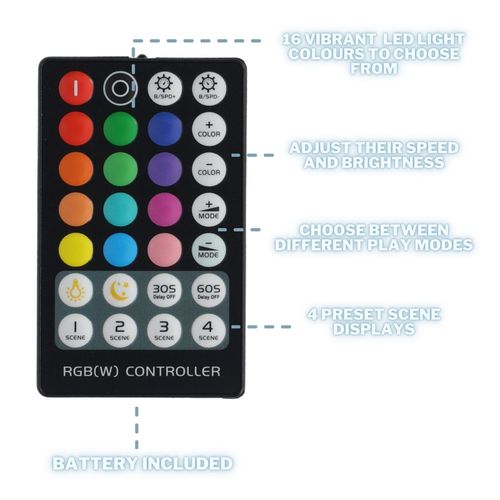 Submersible Aquarium Light Underwater RGB Multicolour LED Lights for Fish Tank — image 5