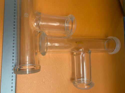 RO/50/300 Schott Duran T  Tube Condenser  Connector ID: 50mm L: 300MM -2 Avail. — image 3