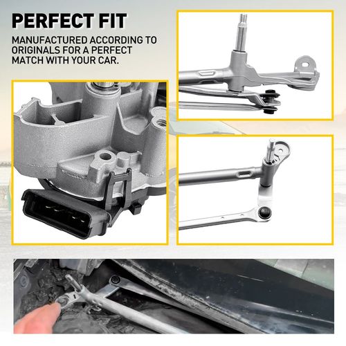 For 2007-2012 Renault Clio Mk3 Front Windscreen Wiper Motor & Linkage 8200383752 — image 8