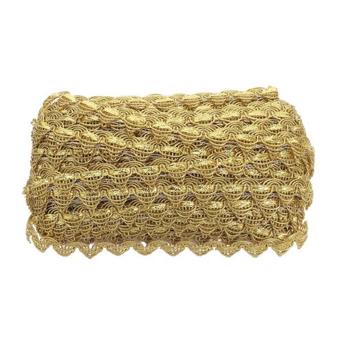 Elegant Gold Braid Lace Trim for Bridal Gown and Stage Costume Embellishment — image 8