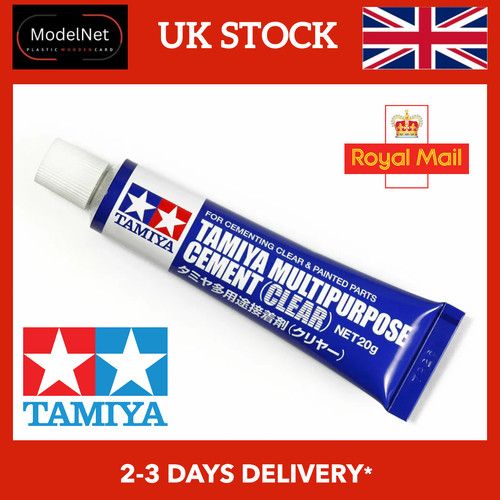 Tamiya 87188 Clear Multipurpose Cement 20g - Model Glue for Painted Parts