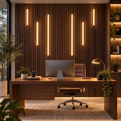 6PCS LED Strip Lights for Acoustic Wall Panels 3000K Recessed Strip Lights Dimma