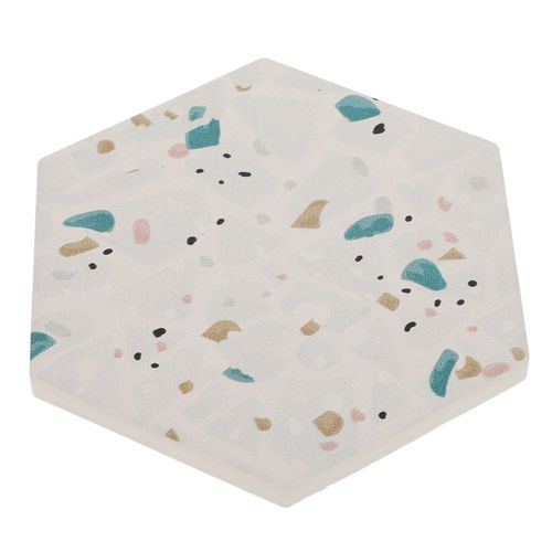 Reusable Hexagon Diatomite Coasters Absorbent Cup Mats for Coffee Tea Wine — image 2
