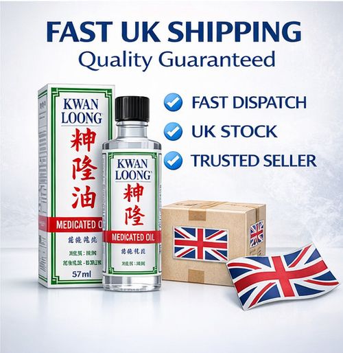 Kwan Loong Medicated Oil 57ml for Pain Relief Headache Dizziness UK x 2 bottles — image 8