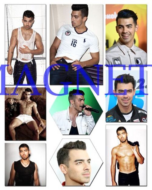 JOE JONAS #1,the jonas brothers,9pc MAGNET SET