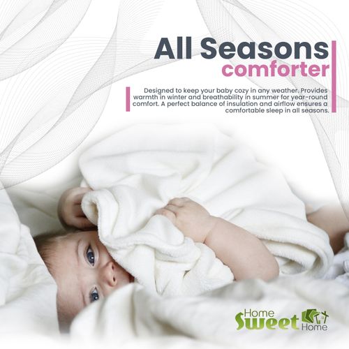 Toddler Anti Allergy Cot/Cot Bed Duvet Or Set 100% Microfiber Soft Baby Duvet — image 2