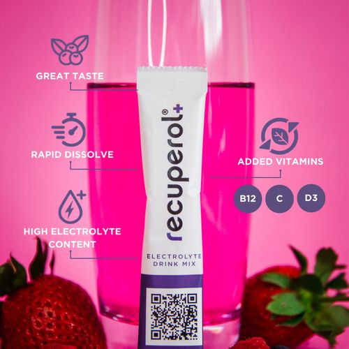 Recuperol Electrolytes Powder Rehydration & Recovery Drink Mix, Natural Flavours — image 4