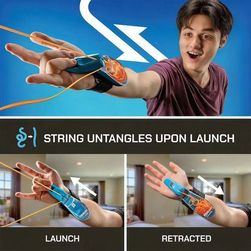 Rope String Launcher Loop Toys Handheld Zip Lasso Shooter Kid Toy UK — image 4