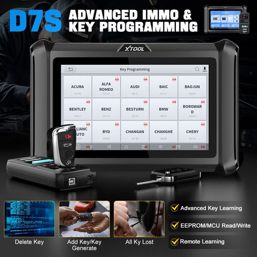 XTOOL D7S All System Diagnostic Tool OBD2 Scanner Bidirectional Scan ECU Coding — image 10