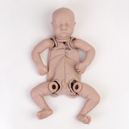DIY Realistic Reborn Baby Doll Mold Kits Unpainted Vinyl Silicone Newborn Parts