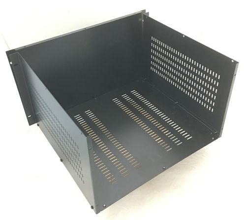 6U Rack mount vented enclosure chassis case,for 19 inch rack 390mm deep,  — image 3