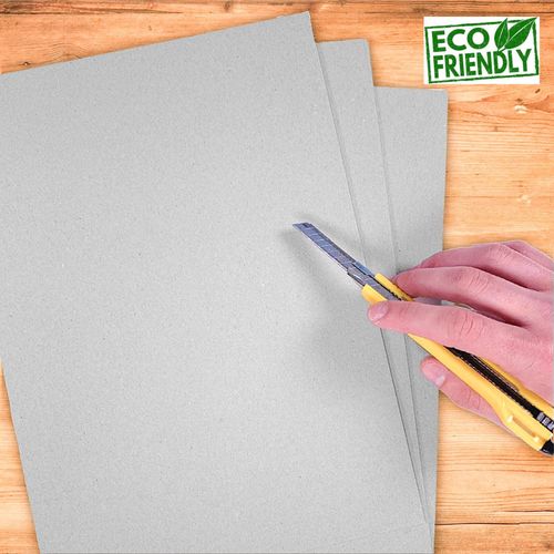 Greyboard  A6 A5 A4 A3 A2 Picture Mountboard Grey 1mm Thick Backing Board Cards — image 11