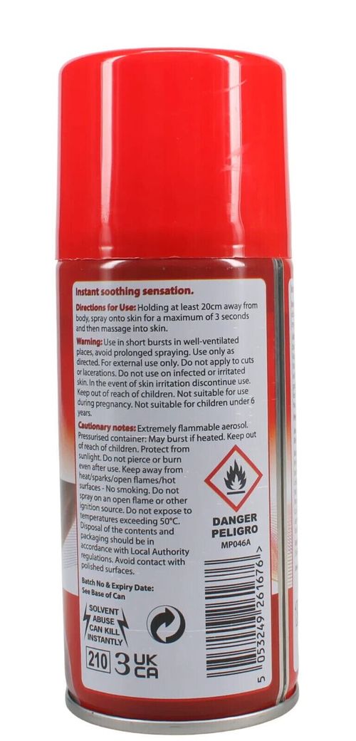 2 x DEEP HEAT SPRAY 125ML MASSAGING INSTANT MUSCLE SPORT INJURY BACK PAIN RELIEF — image 2