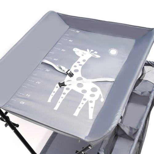 Baby Changing Table Portable Folding Diaper Station infant Nursery Gray New — image 9