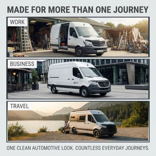 Ford Transit Custom 2018-2023 Bonnet Wind Guard Stone Deflector Protector Black — image 10