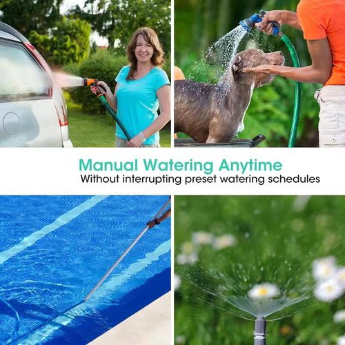 Automatic Water Timer Irrigation Watering System Sprinkler Garden Programmer Set — image 13
