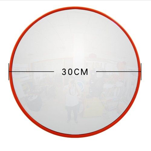 Large Wide Angle Convex PC Mirror Wall Blind Spot Corner Road Garage Security