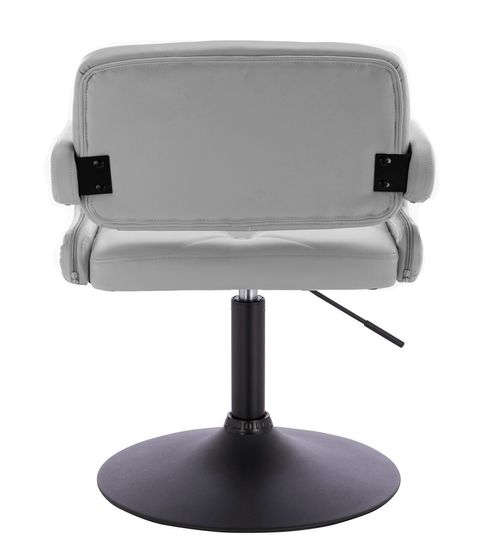 2 X Grey Beauty Spa Salon Gas Lift Hairdressing Salon Chairs Faux Leather — image 4