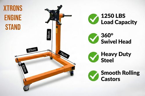 Heavy Duty Engine & Gearbox Support Stand  1250 lbs 560kg Adjustable Tool — image 5