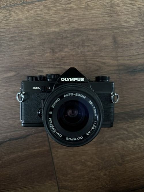 Olympus OM-2N 35mm SLR Film Camera Black