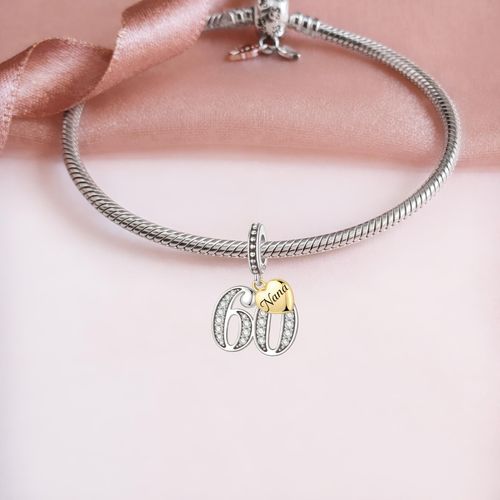 13th 16th 18th 21st 30th 40th 50th or 60th Birthday Charm  925 Sterling Silver — image 10