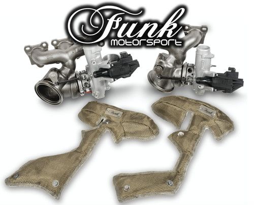 BMW M3 Turbo Blanket Titanium Turbo Jacket Twin Turbo F80 by Funk Motorsport
