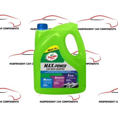 Turtle Wax 53284 M.A.X. Power Car Wash Shampoo Car Care Removes Car Wax 4L