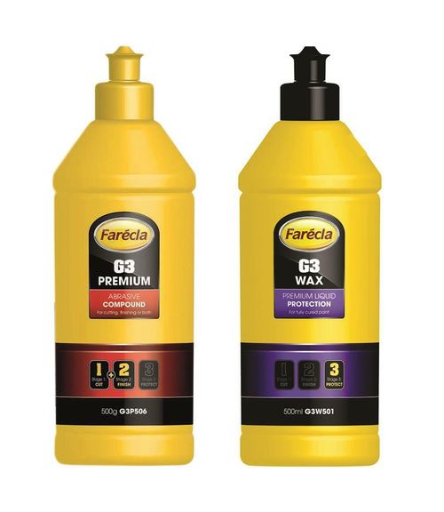 Farecla G3 Premium Abrasive Cutting Compound 500g + G3 Wax 500ml Detailing Kit — image 1