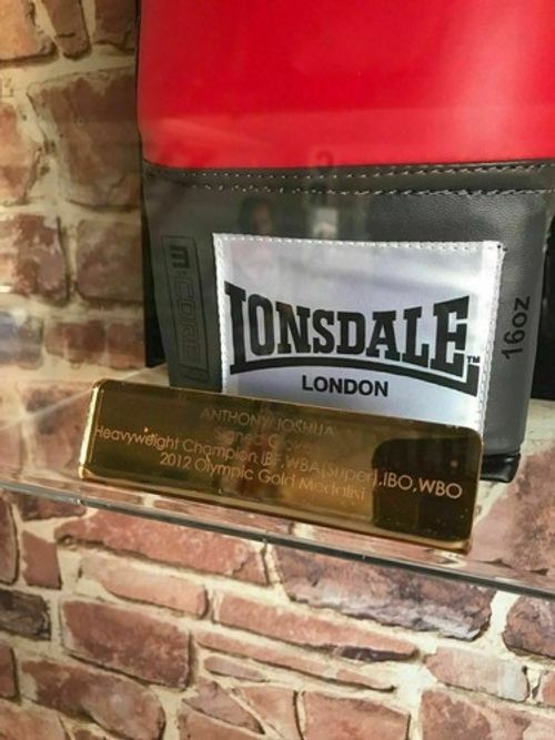 Boxing Glove Display Case Wall Mounted Personalised Display