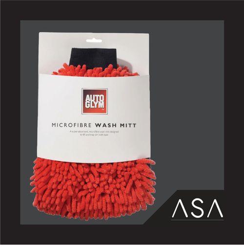 Autoglym Microfibre Wash Mitt Scratch Free Car Wash Cleaning Mitt — image 1